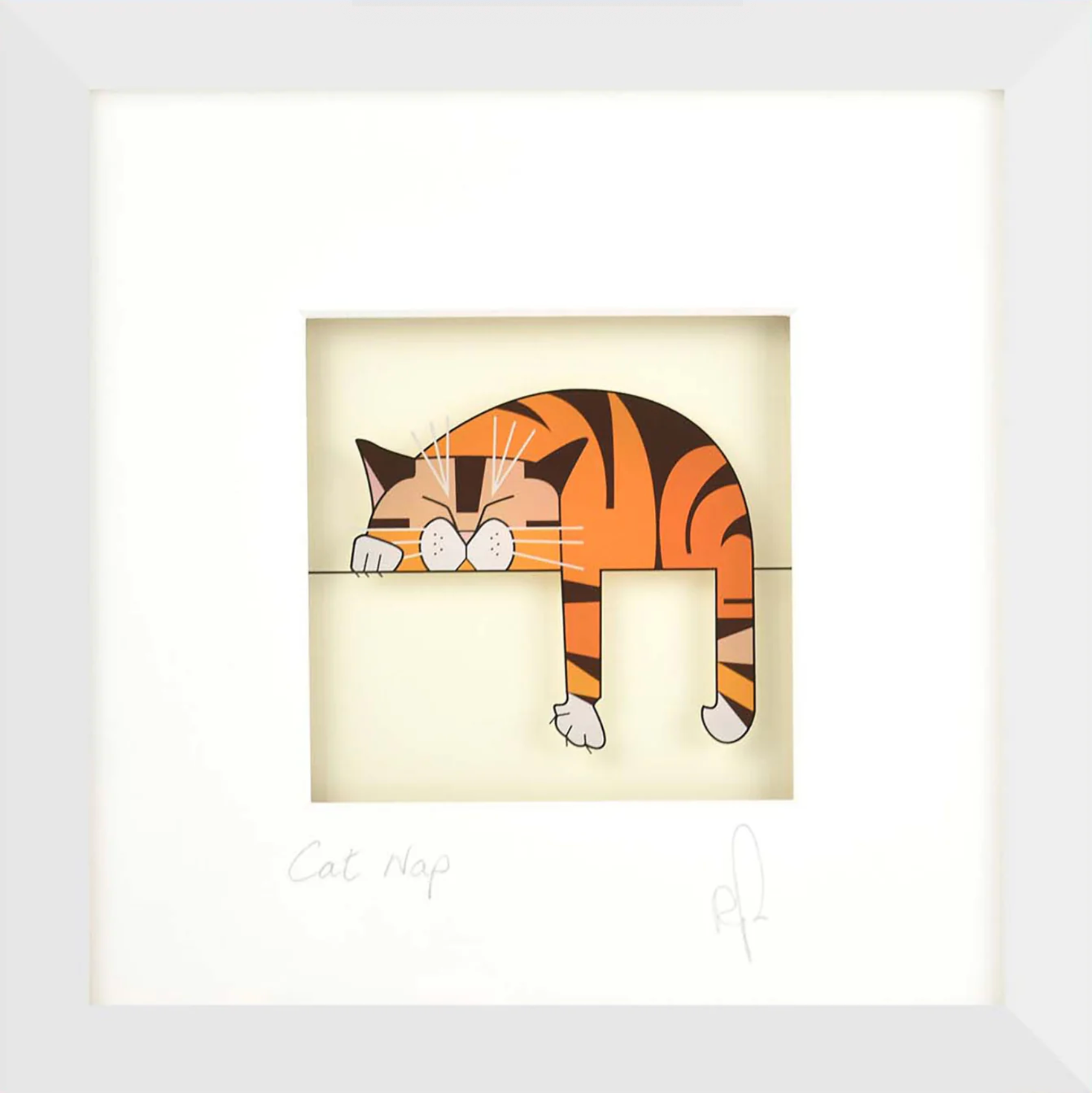 Black Hen Designs Cat Nap Ginger