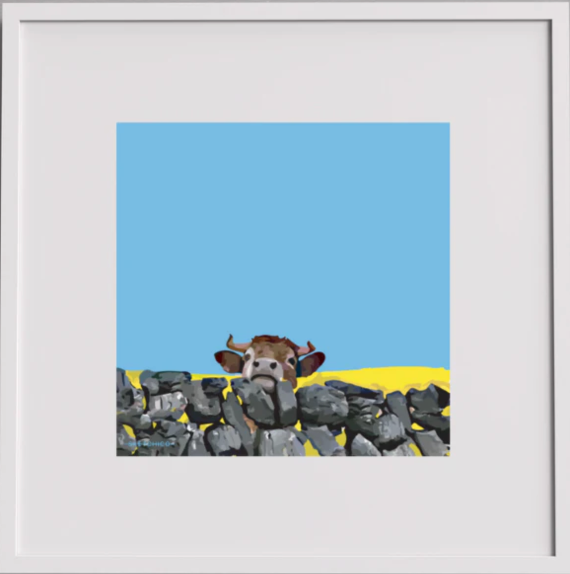 Sketchico Lucy the Cow , 8x8