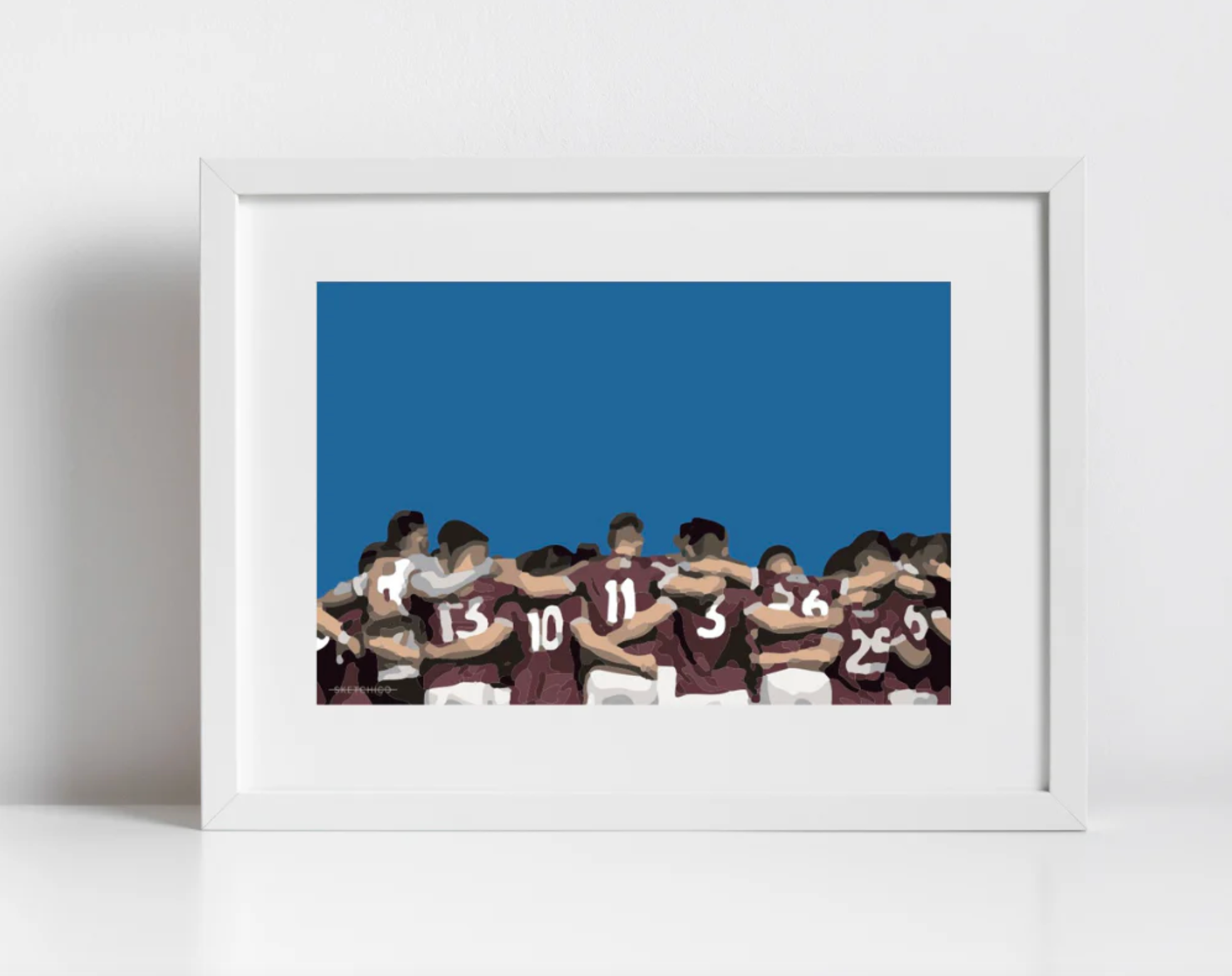Sketchico Galway Team Talk , 11x14