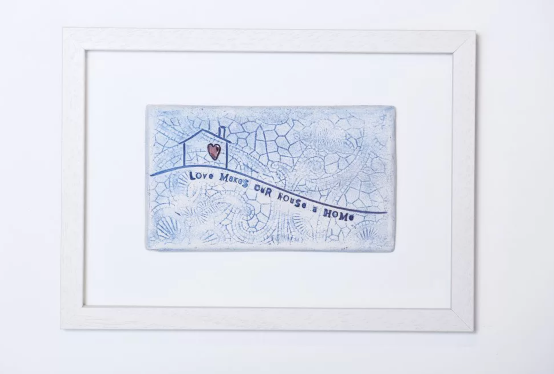 Sarah McKenna Love Makes Our House A Home Frame