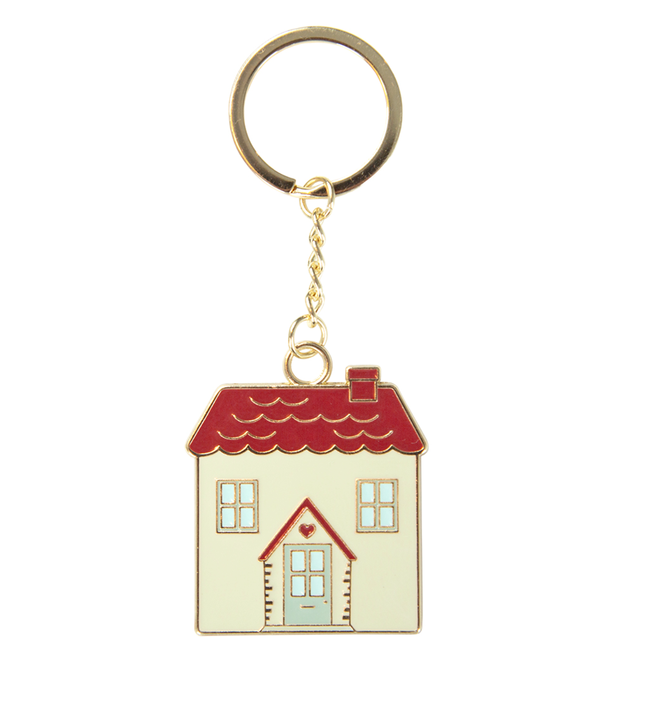 Sass And Belle House Enamel Keyring