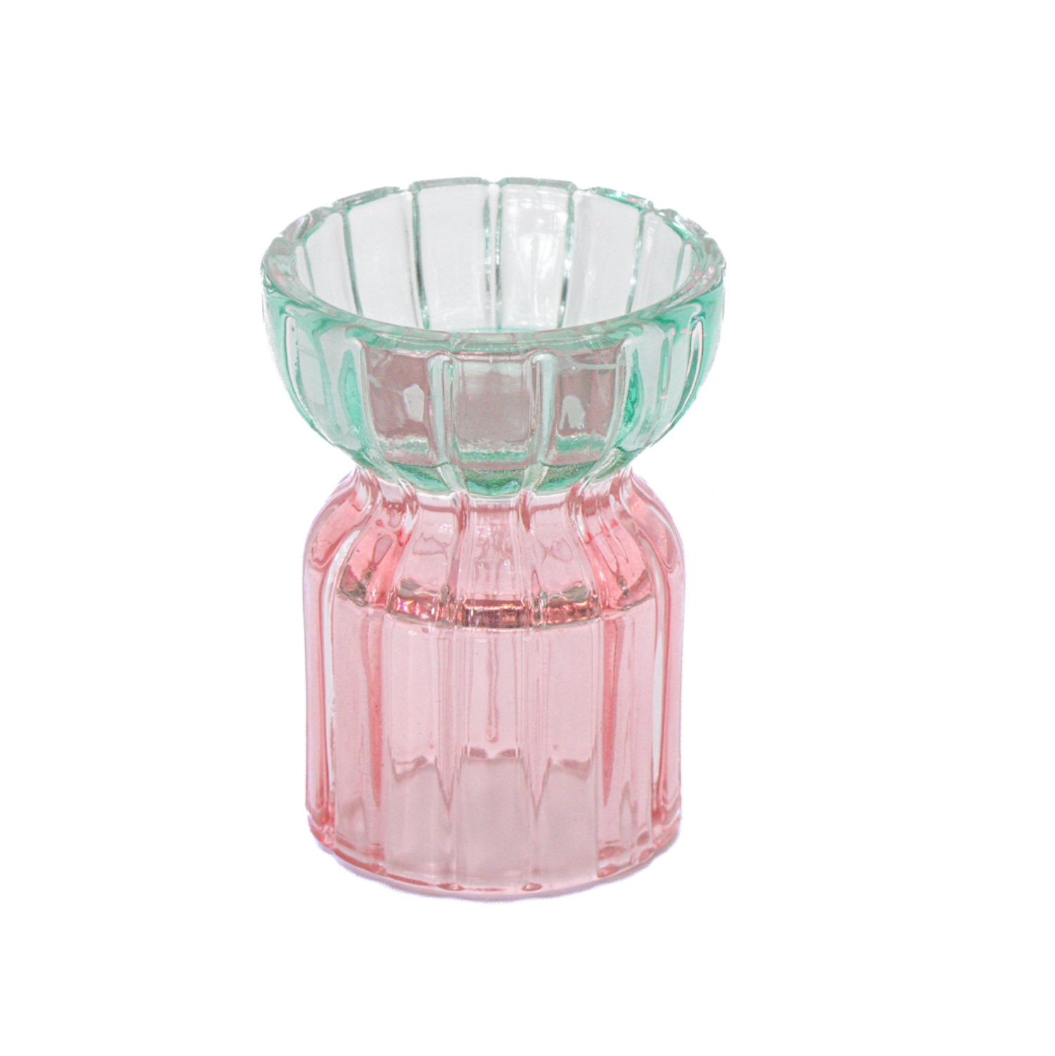 Sass And Belle Green and Pink Tealight Holder