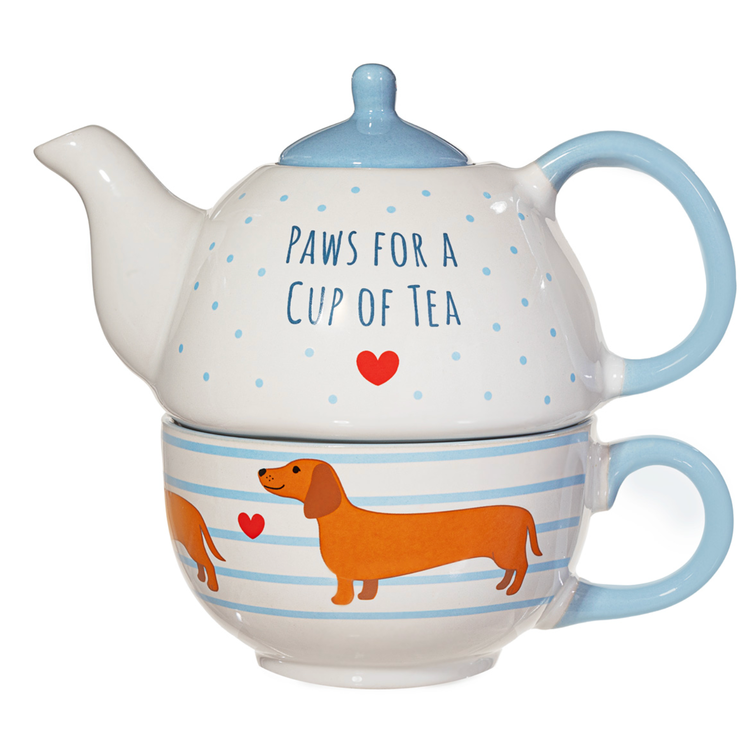 Sass And Belle Sausage Dog Tea For 1