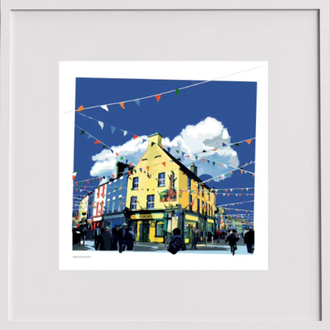 Sketchico Shop Street , 8x8
