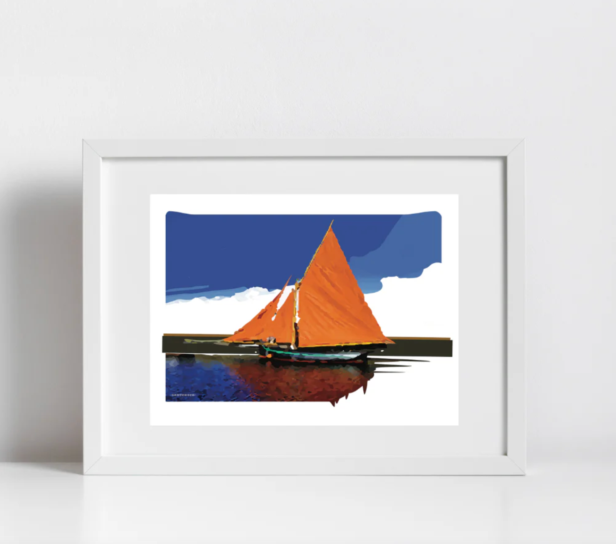 Sketchico Galway Hooker , 10x12