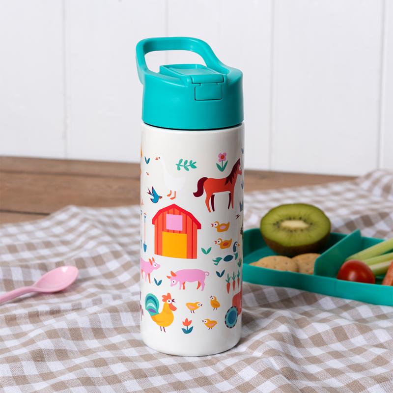 Rex London On The Farm Stainless Steel Bottle