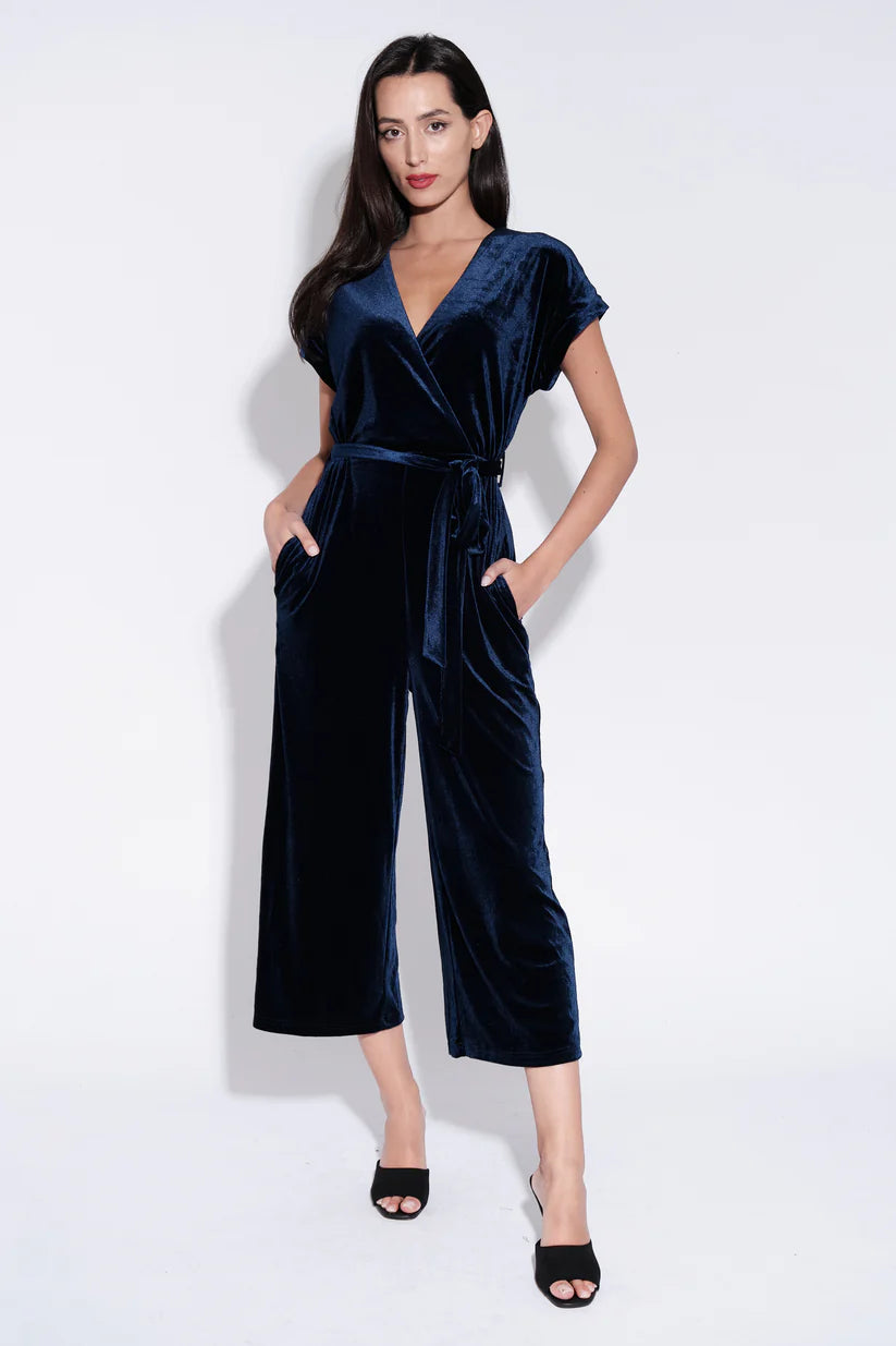 Louche Tifanny Velvet Jumpsuit