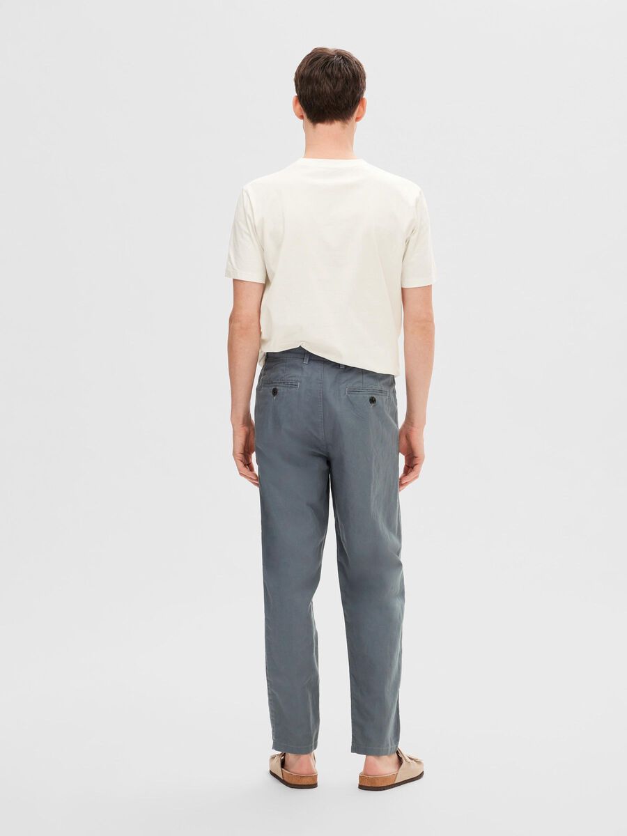 Selected Homme Tapered Miles Pants , Stormy