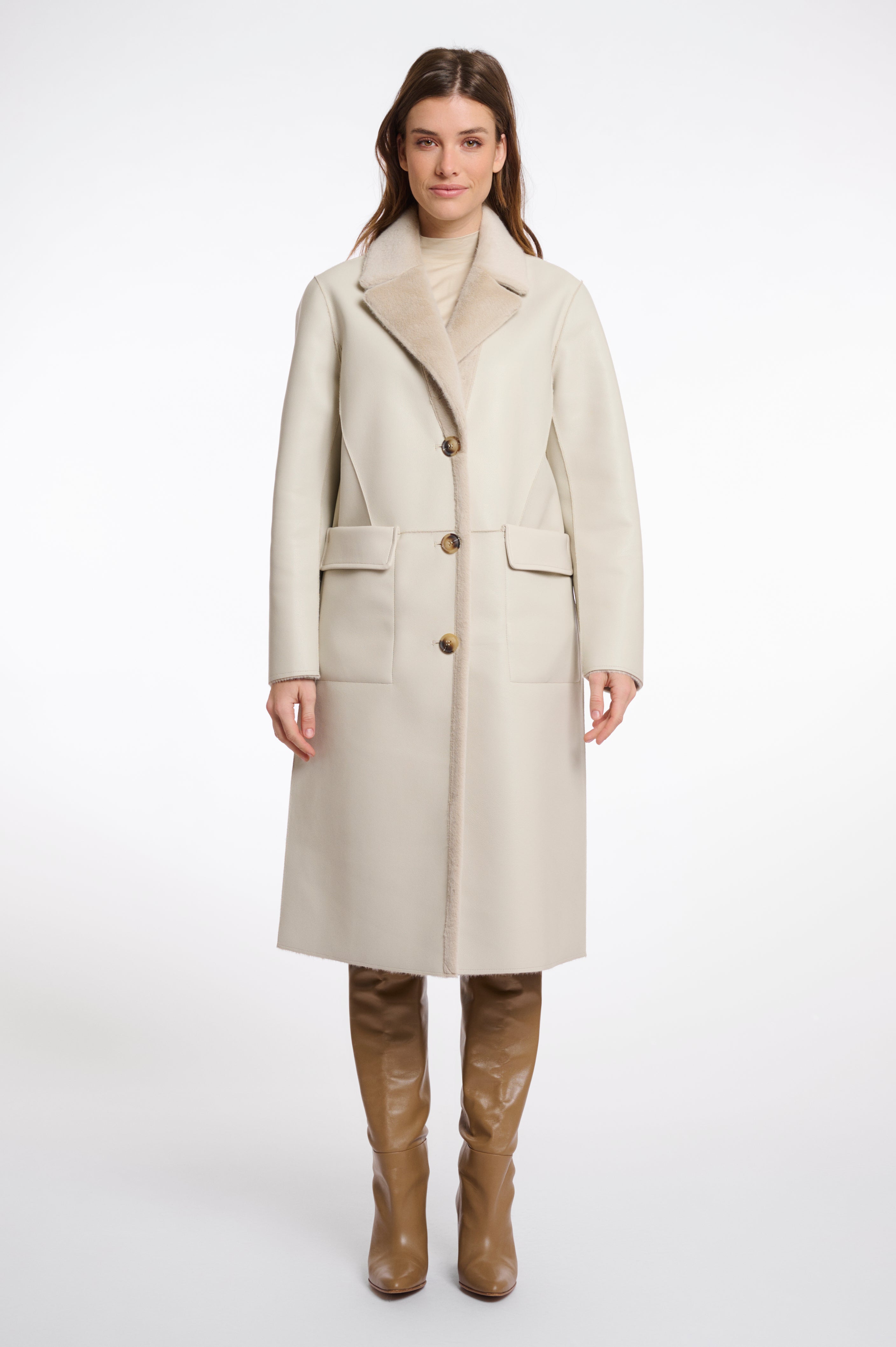 Rino & Pelle Tatiana Reversible Fur Coat
