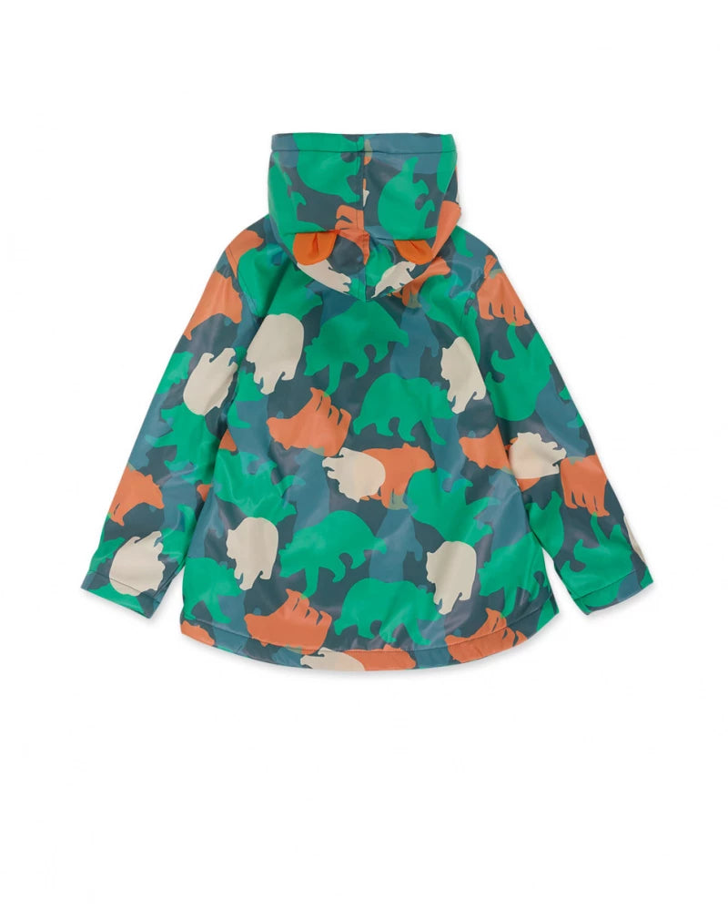 Tuc Tuc | Treck Print Raincoat | Green