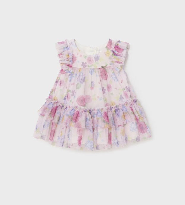 Mayoral Tulle Floral Dress