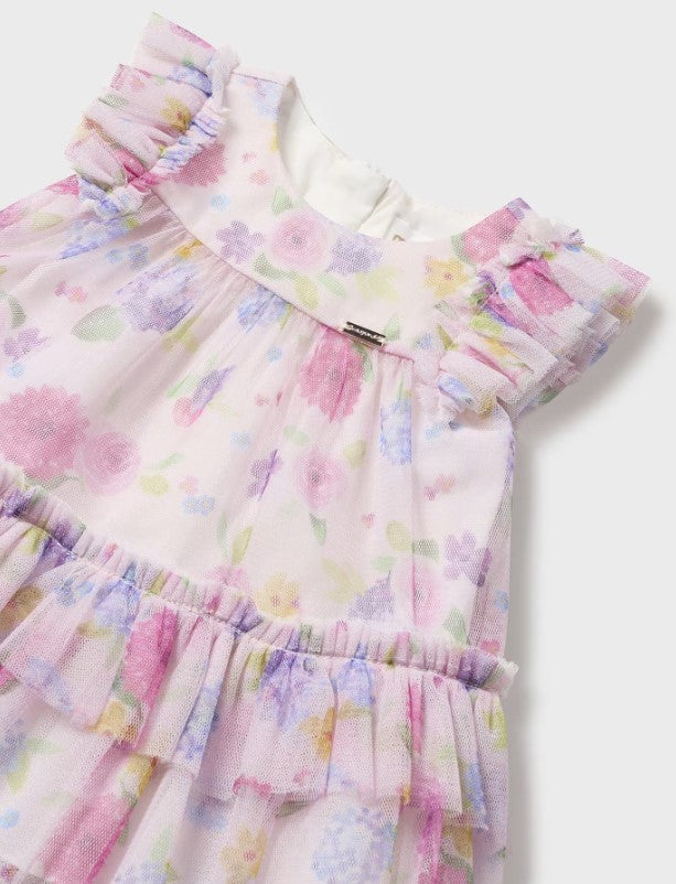 Mayoral Tulle Floral Dress