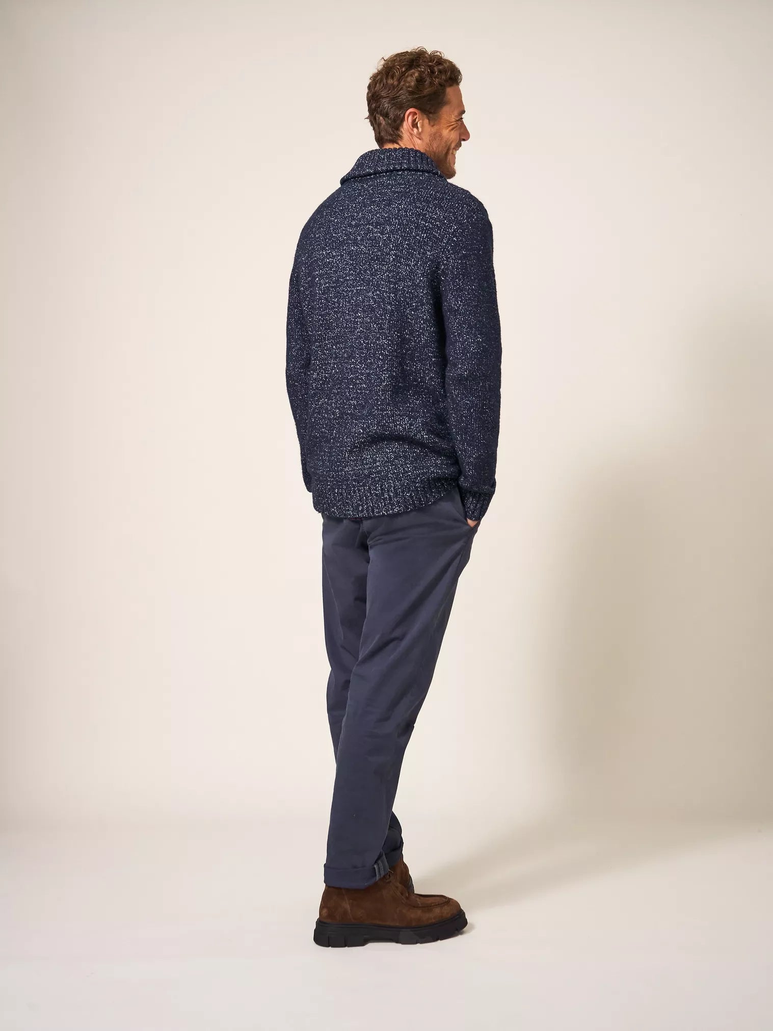 White Stuff | Twisted Cable Knit | Dark Navy