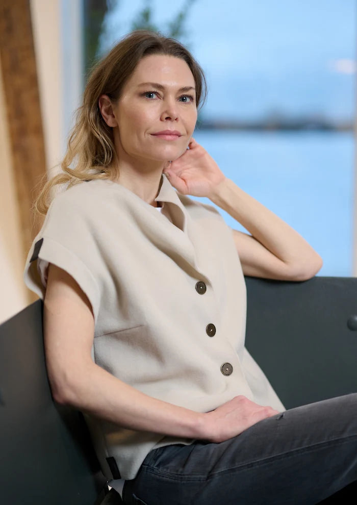 Henrietta Steffensen Button Vest