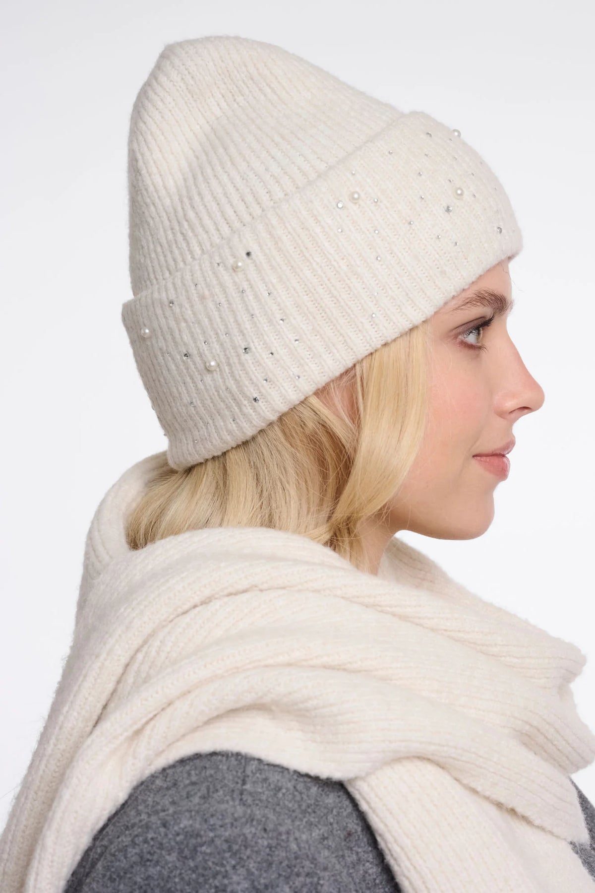 Rino & Pelle Venus Beanie with Pearls