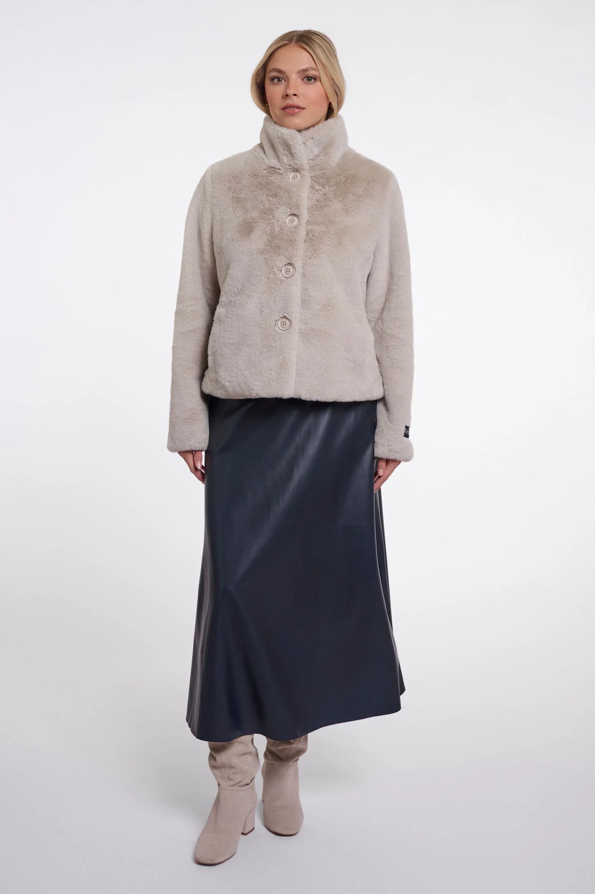 Rino & Pelle Vie Faux Fur Jacket