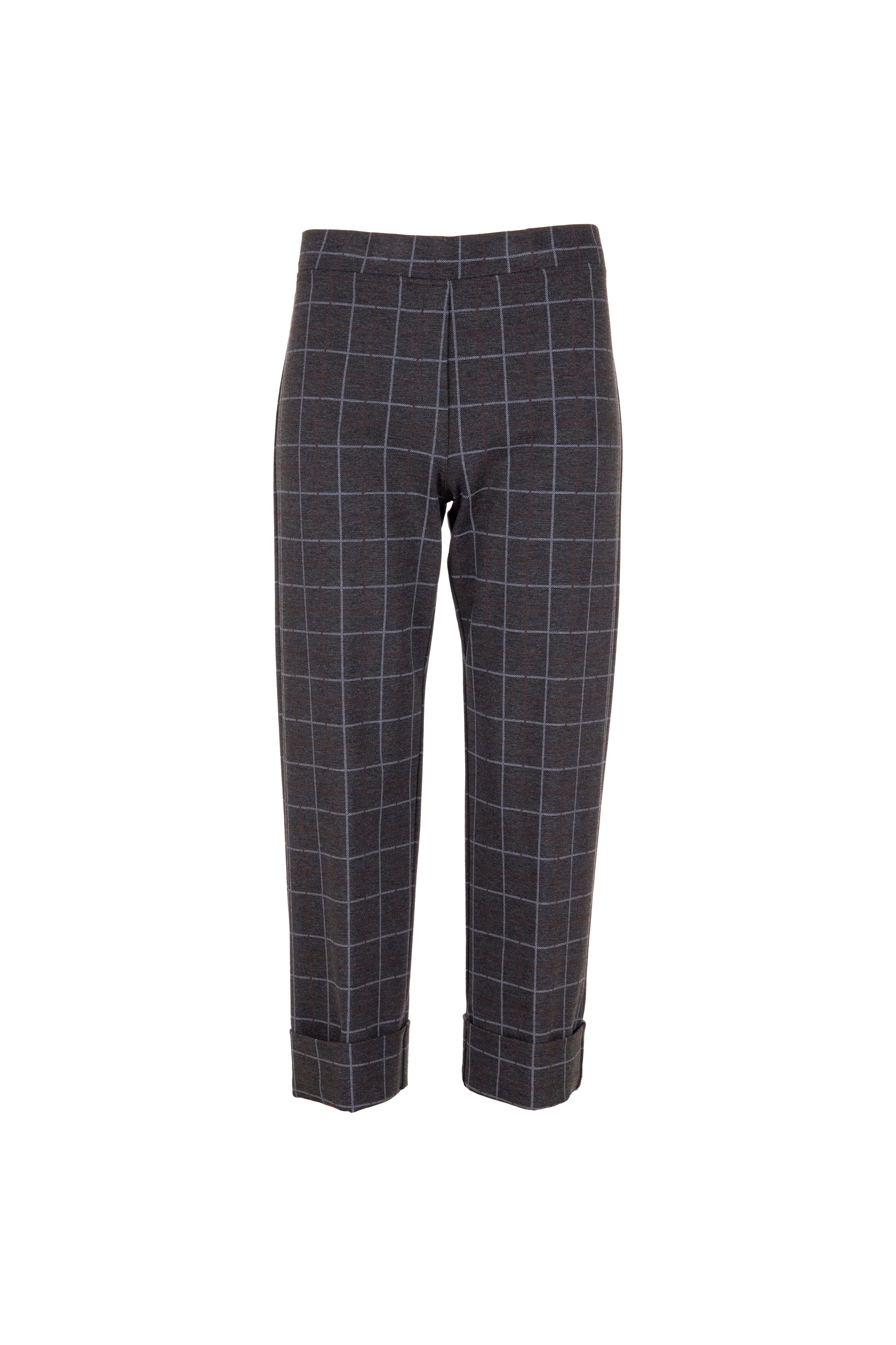 Peruzzi Check Print Trouser