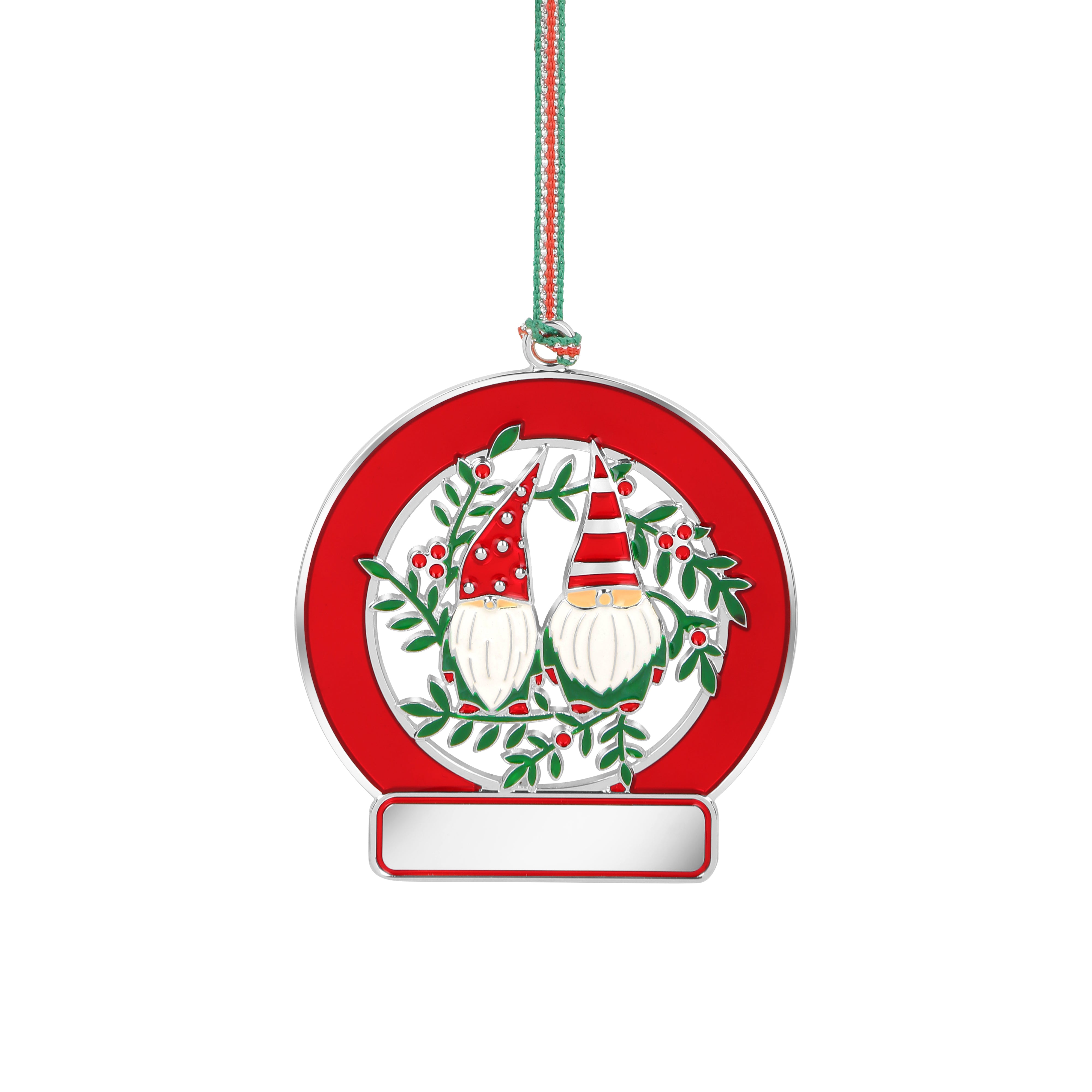 Newbridge Silverware | Gnomes with Mistletoe Christmas Tree Decoration