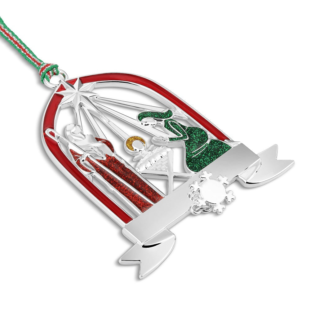 Newbridge Silverware Nativity with Star Decoration