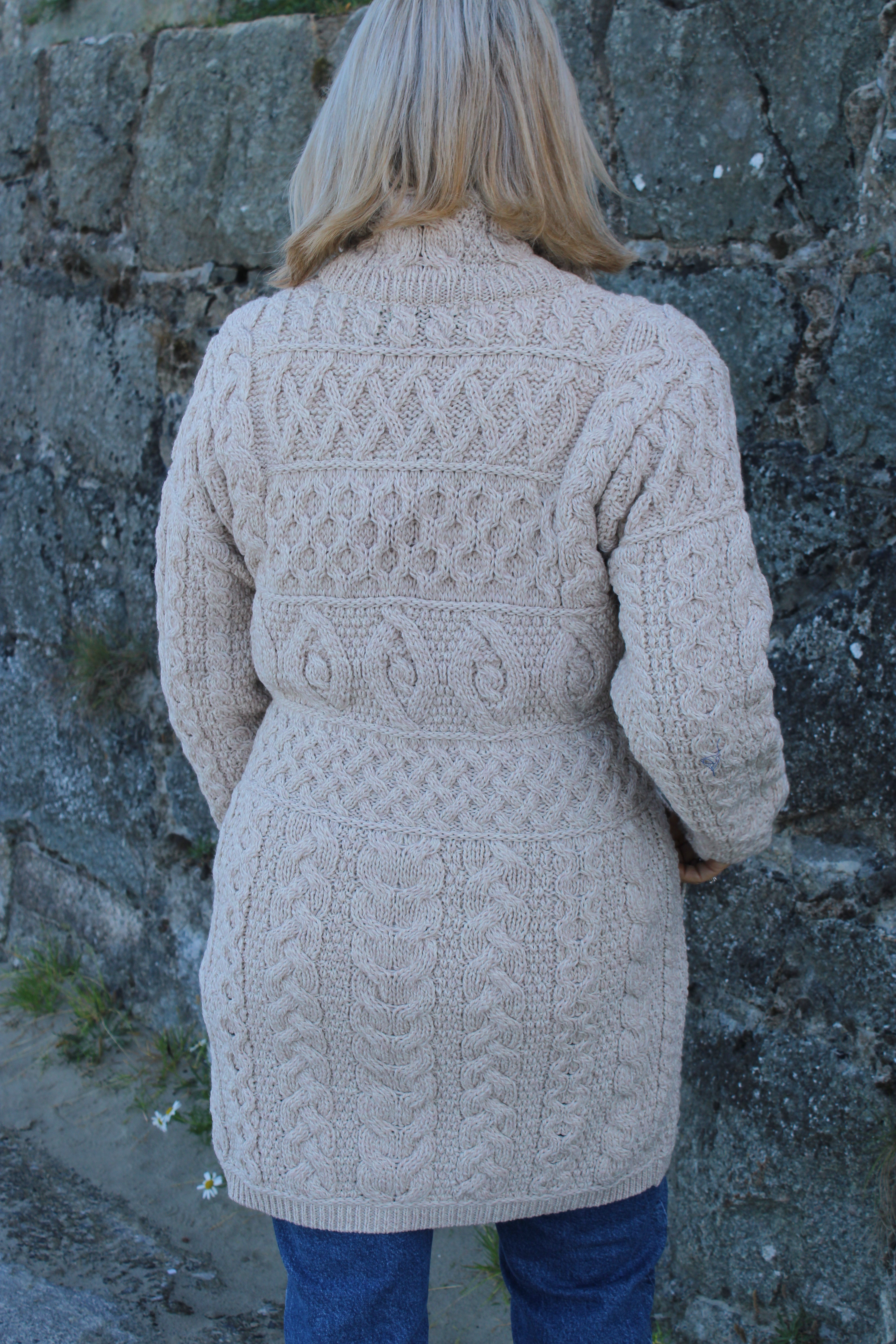 High Collar Coat , Parsnip