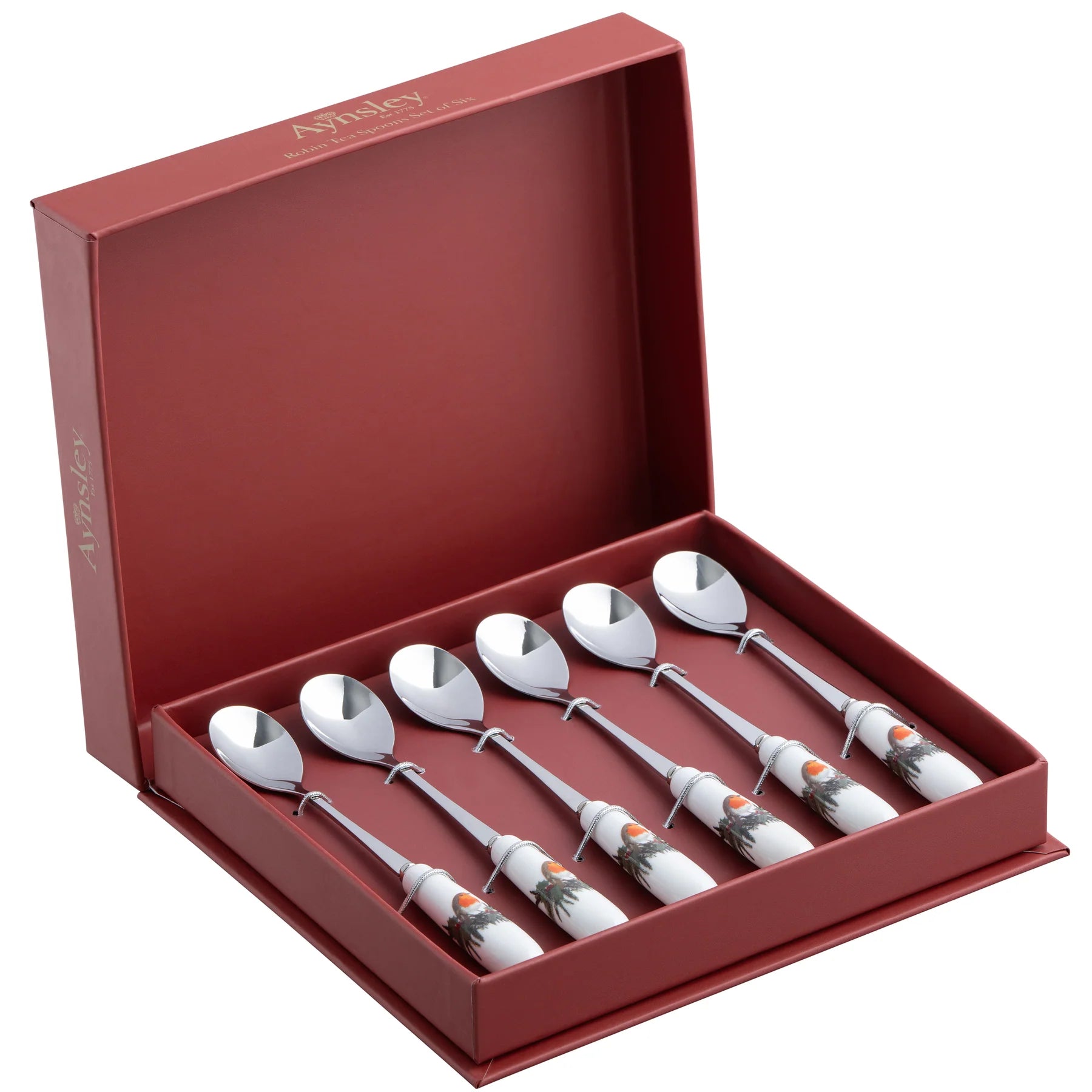 Belleek | Robin Teaspoons set of 6