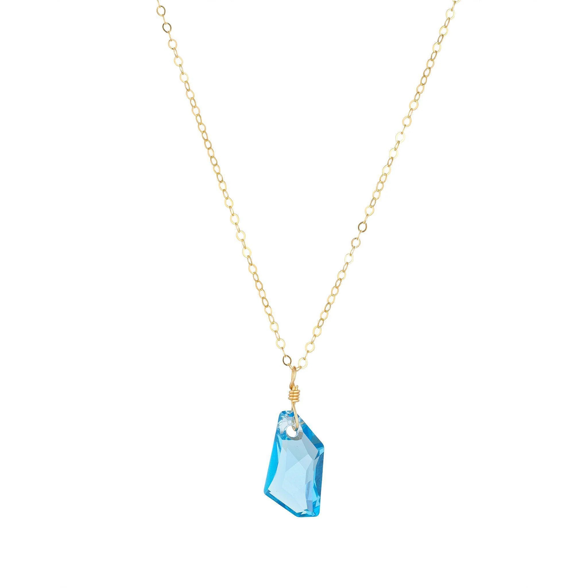 MoMuse | Aqua Crystal Pendant