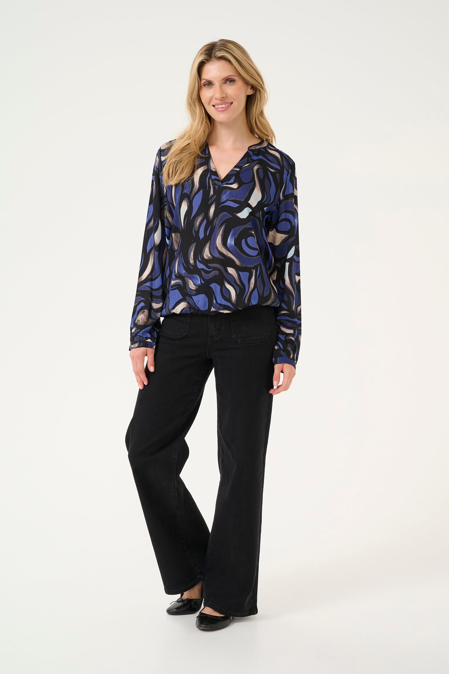 Kaffe Ditte Print Shirt