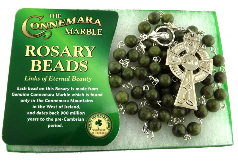 Connemara Marble | Round Bead Rosary