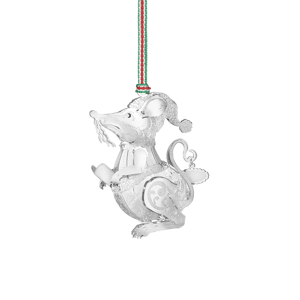 Newbridge Silverware Mouse Carol Singer Decoration
