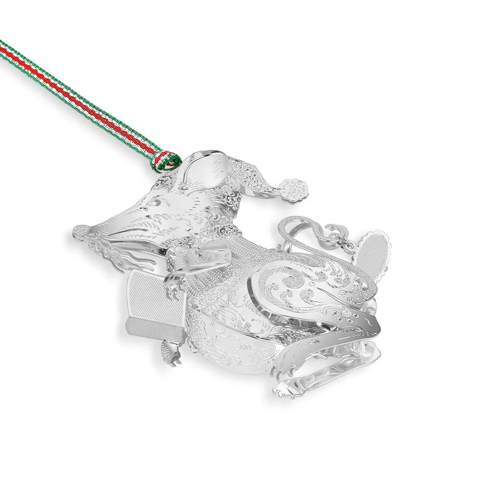 Newbridge Silverware Mouse Carol Singer Decoration