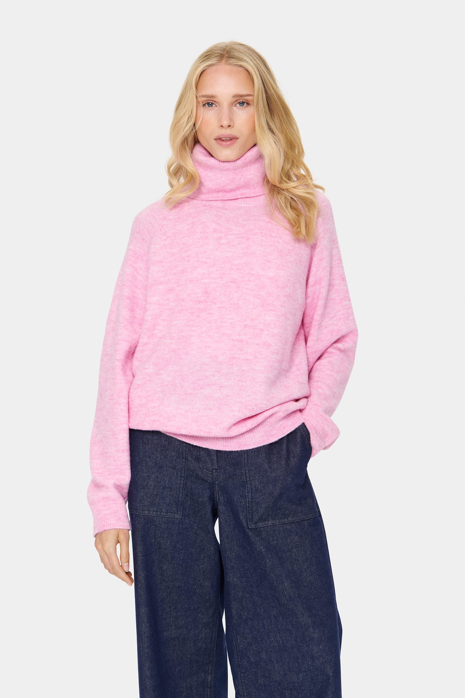 Saint Tropez Garbie Roll Neck Jumper