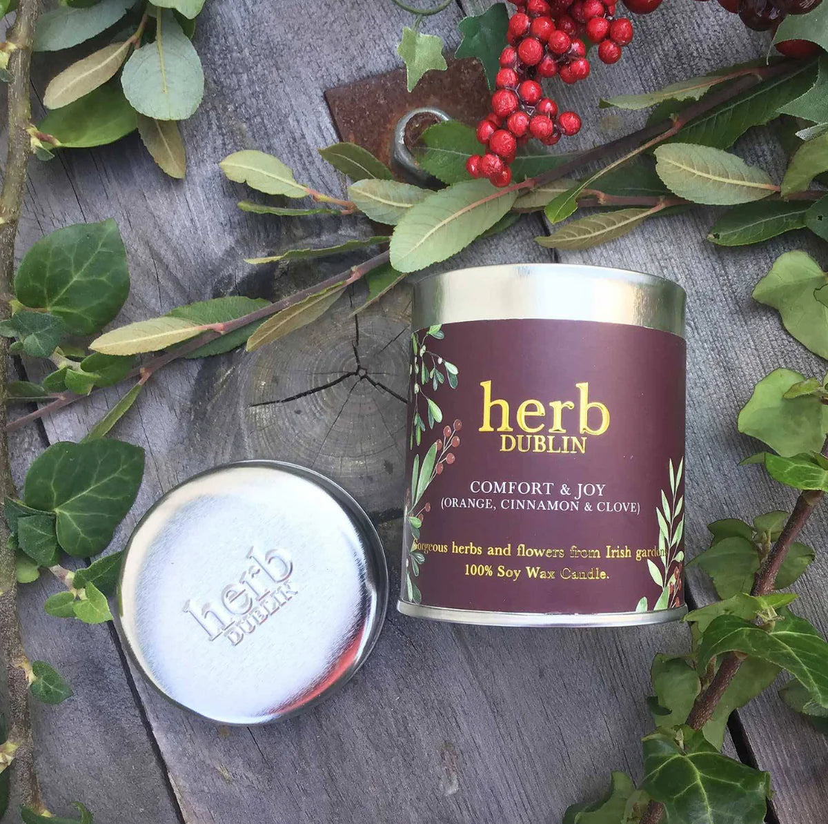 Herb Dublin | Comfort & Joy candle - Tin