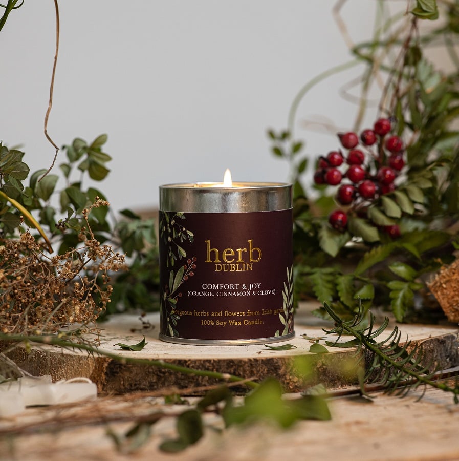 Herb Dublin | Comfort & Joy candle - Tin