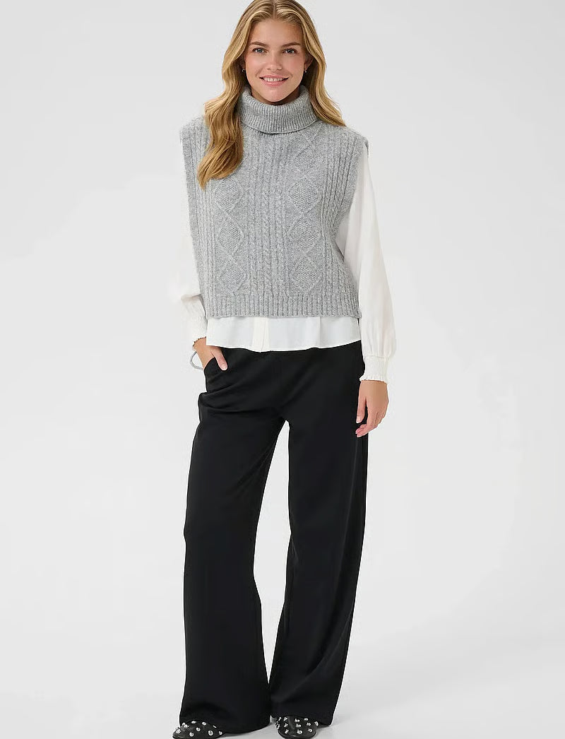 Cream Frina Knit Slipover