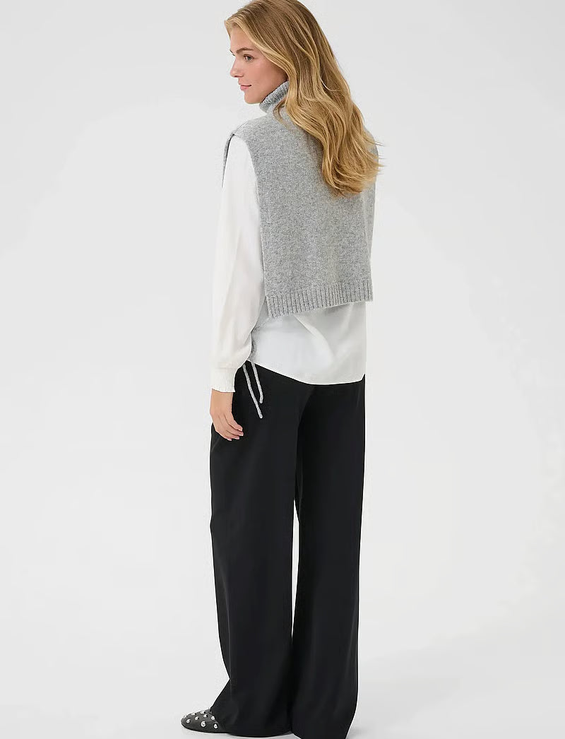 Cream Frina Knit Slipover