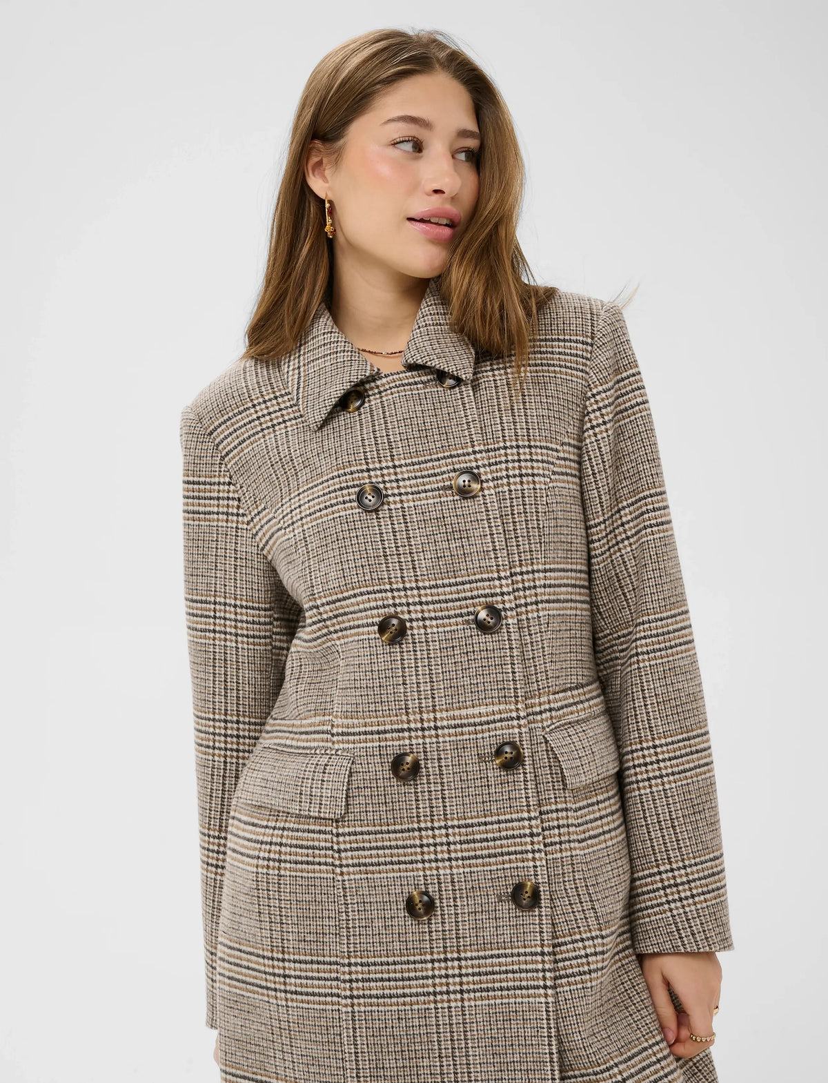 Cream Georg Long Coat