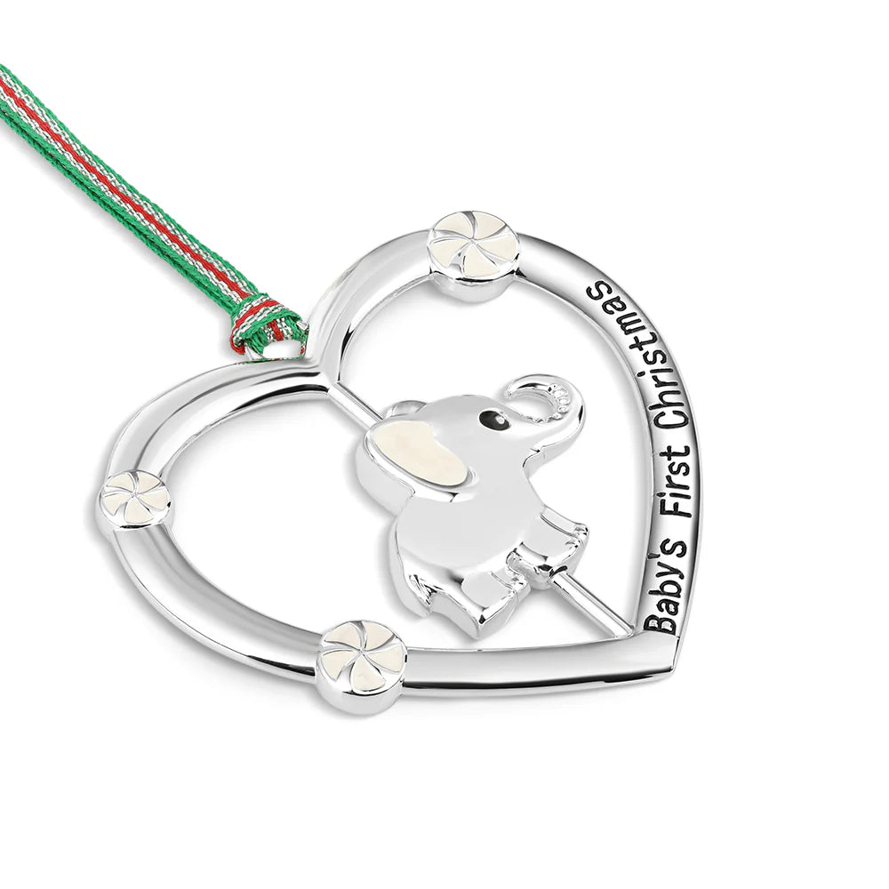 Newbridge Silverware Baby 1st Elephant Decoration