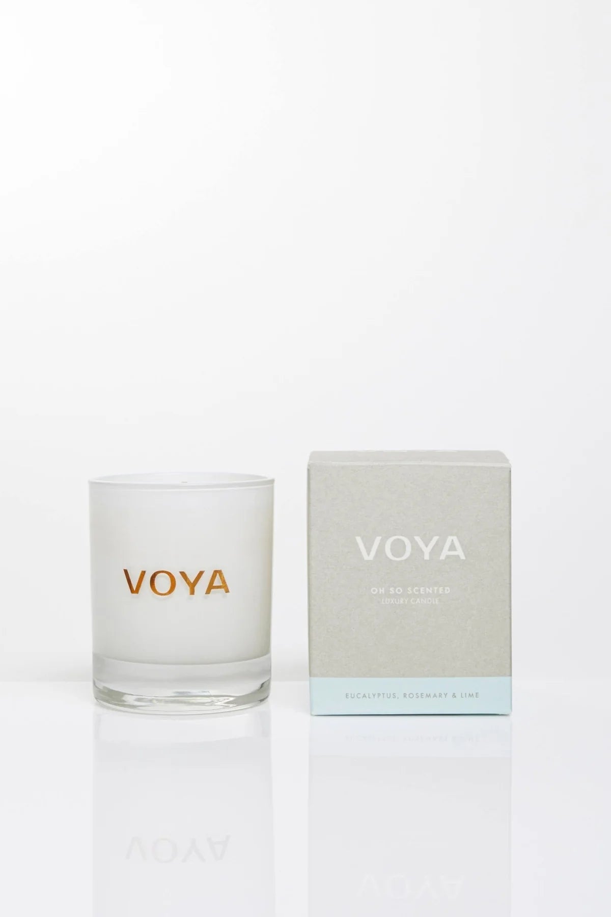 Voya Luxury Scented Candle - Eucalyptus, Rosemary & Lime