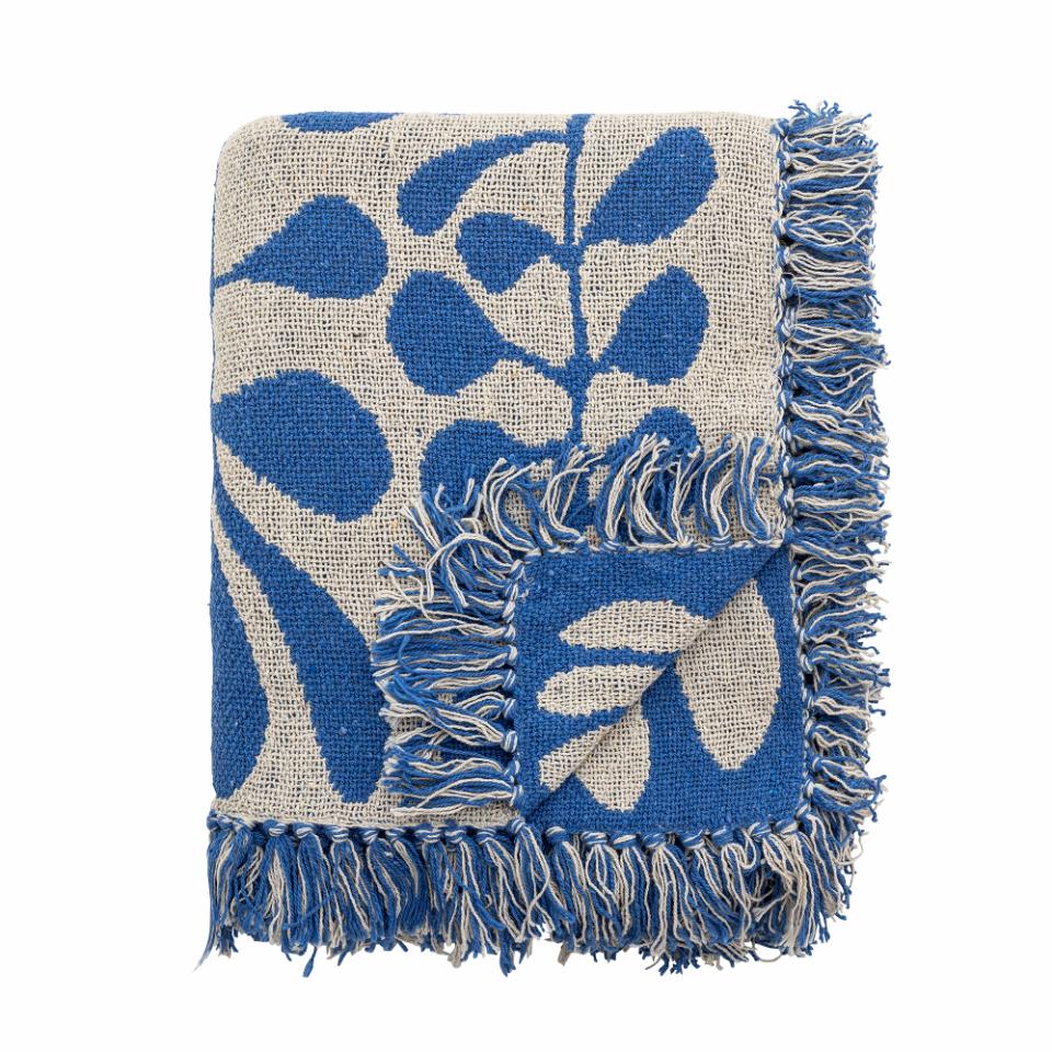 Bloomingville Nevine Throw Blue