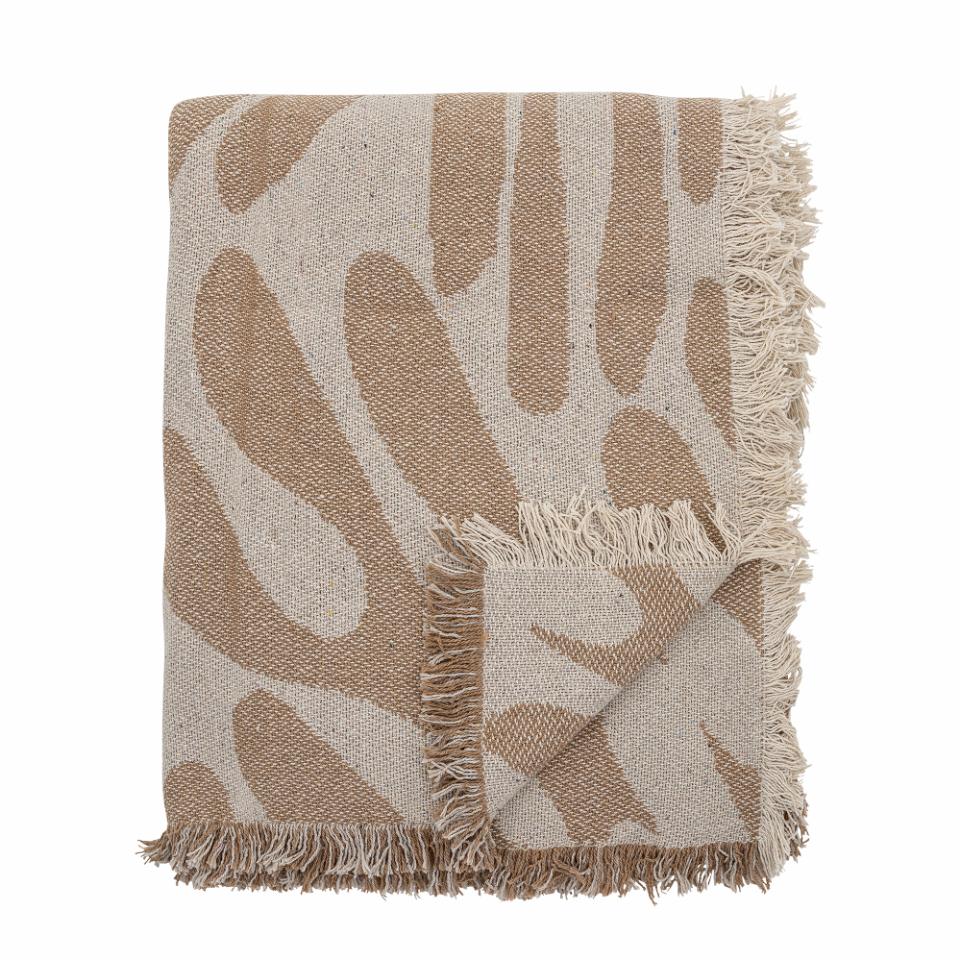 Bloomingville Alk Throw Brown