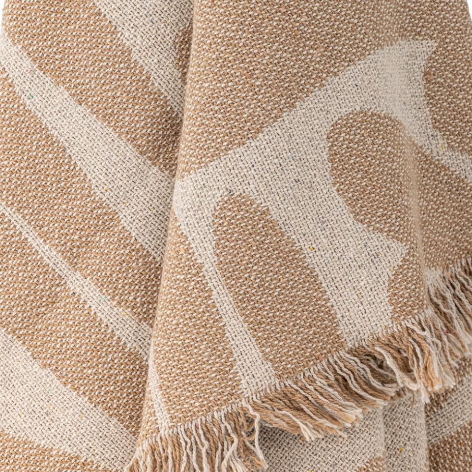 Bloomingville Alk Throw Brown