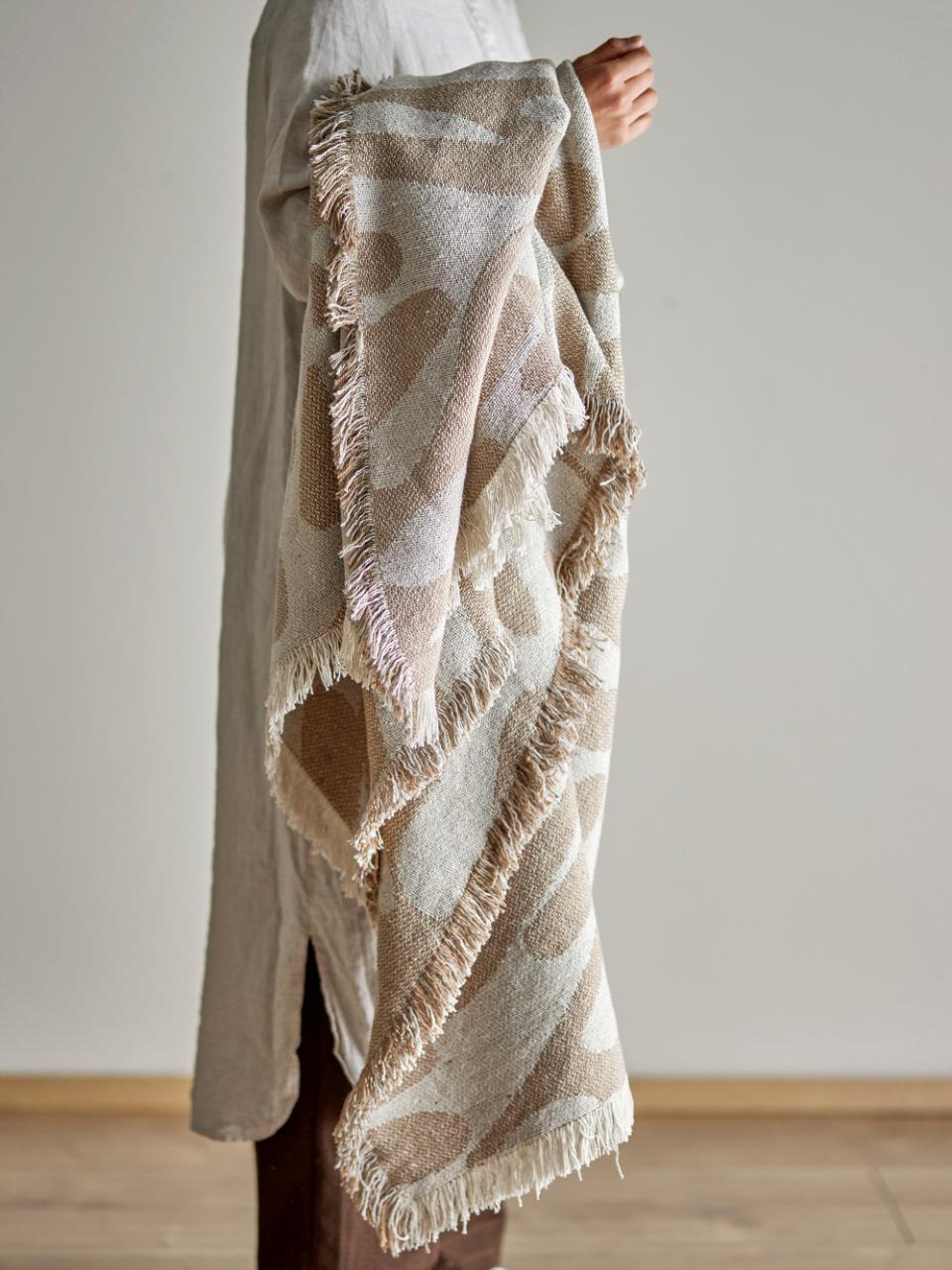 Bloomingville Alk Throw Brown