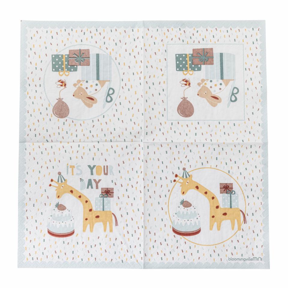 Bloomingville Celebrate Napkin Blue