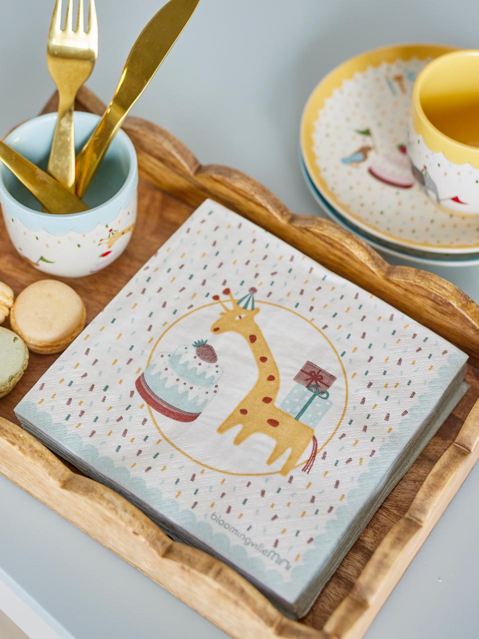 Bloomingville Celebrate Napkin Blue