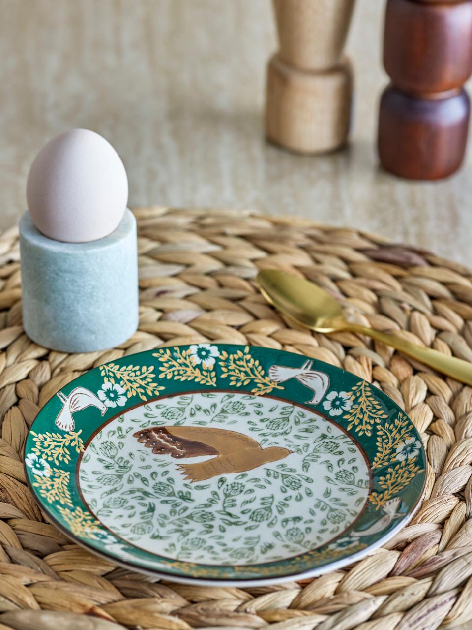 Bloomingville Hezha Plate , Green