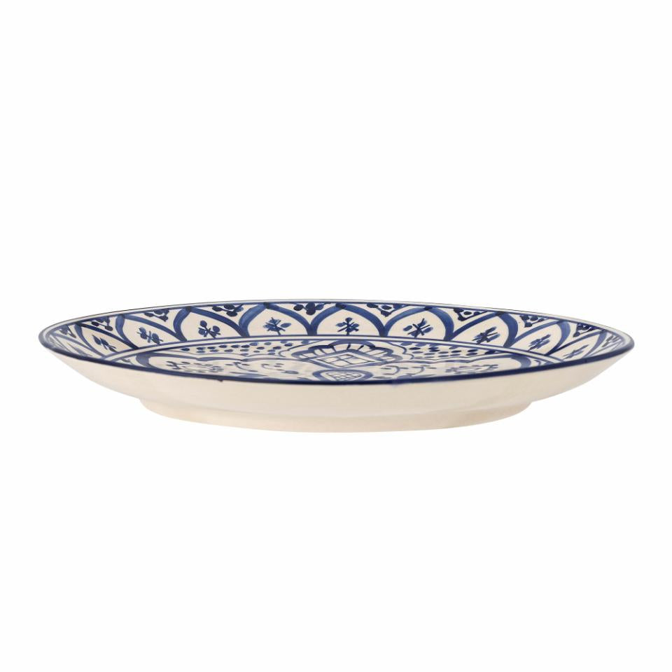 Bloomingville Karlie Plate Blue
