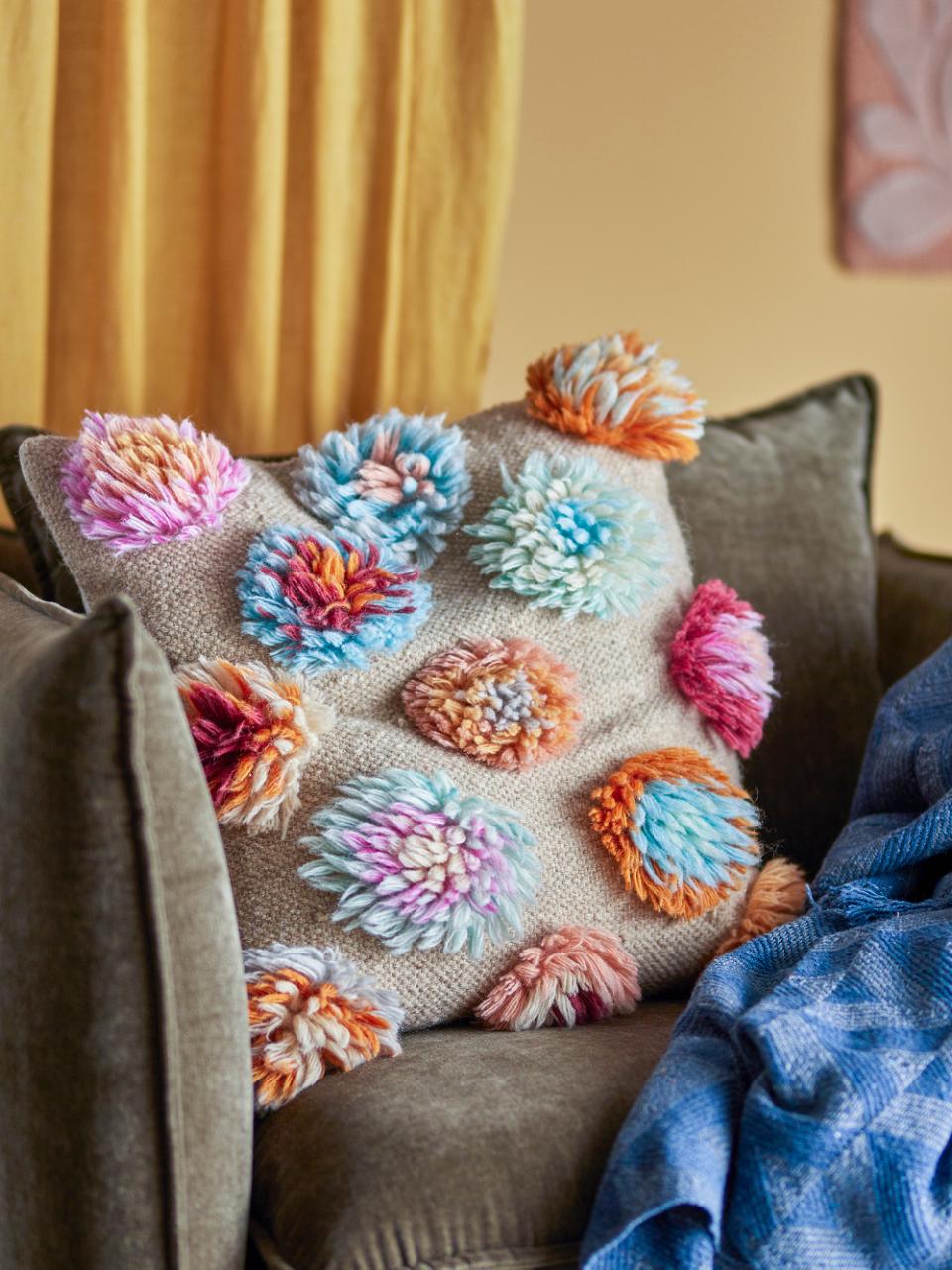 Bloomingville Somma Cushion Wool Multi