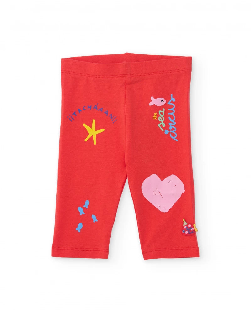 TucTuc Dolphin T-Shirt & Capri Leggings