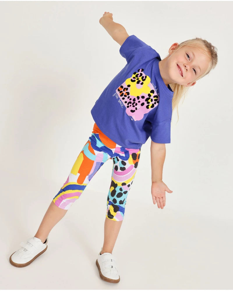 TucTuc Abstract T-Shirt & Leggings Set