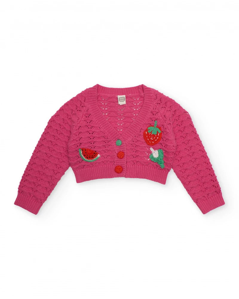 TucTuc Fruit Knitted Cardigan